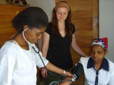 Nurse Hilda with Nurse Christina