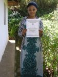 Agnes Marko with Academic&nbsp;Certificate
